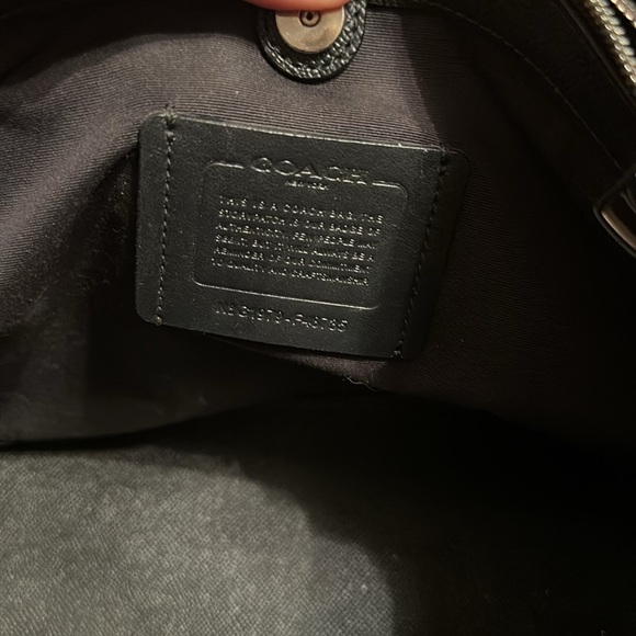 Coach Black Signature Tote - Picture 13 of 15